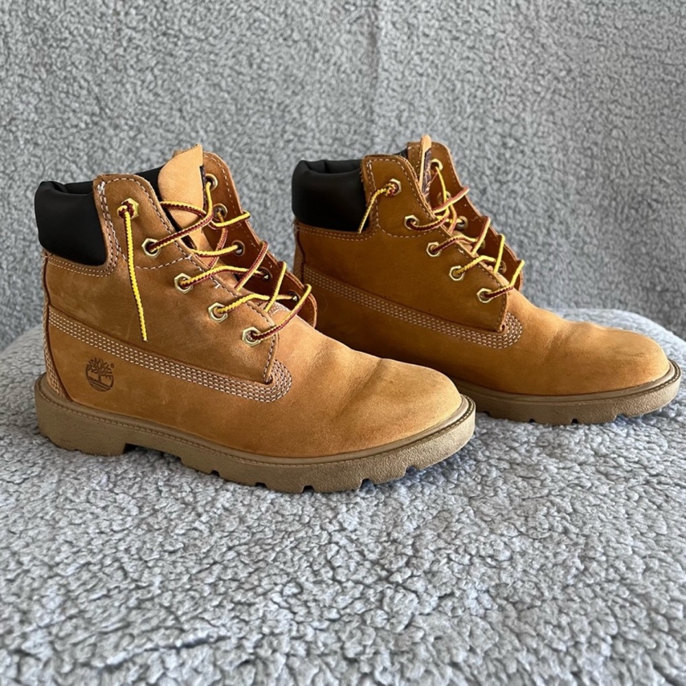 Timberland Boots Junior Tan 4M Waterproof   Hiking Outdoors Walking Working